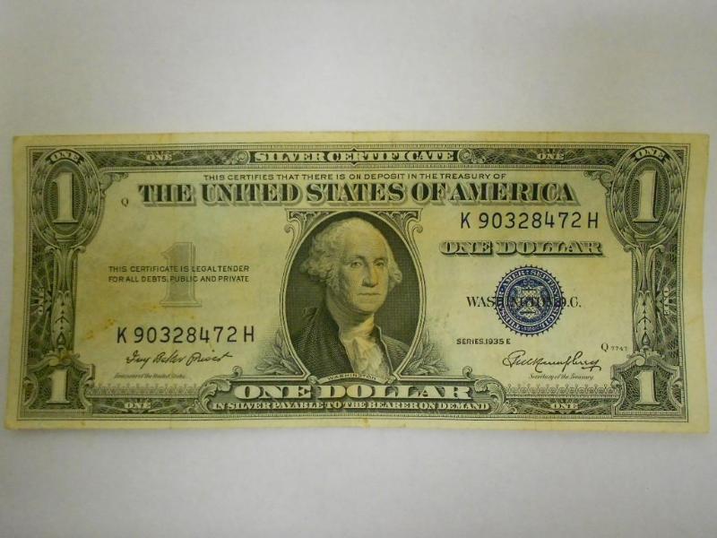 $1.00 Silver Certificate,Series 193...