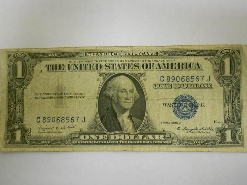 $1.00 Silver Certificate,Series 193...