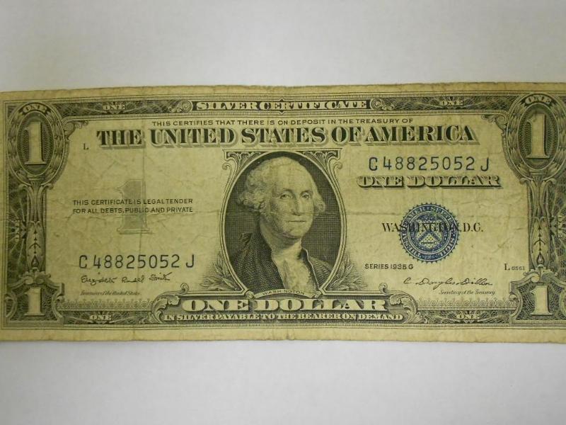 $1.00 Silver Certificate,Series 193...