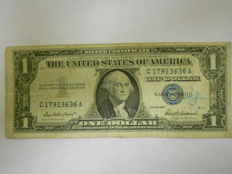 $1.00 Silver Certificate,Series 195...