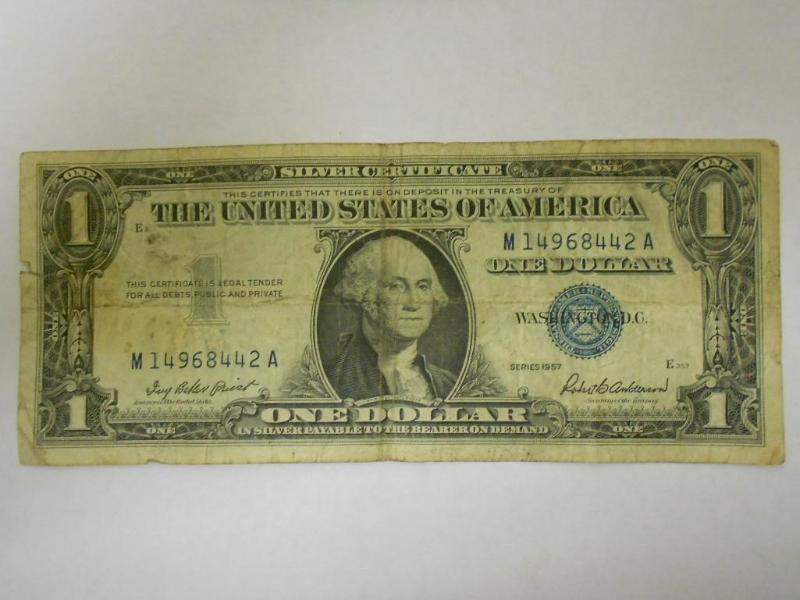 $1.00 Silver Certificate,Series 195...