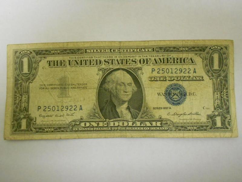 $1.00 Silver Certificate,Series 195...