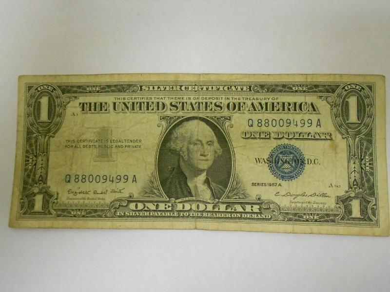 $1.00 Silver Certificate,Series 195...