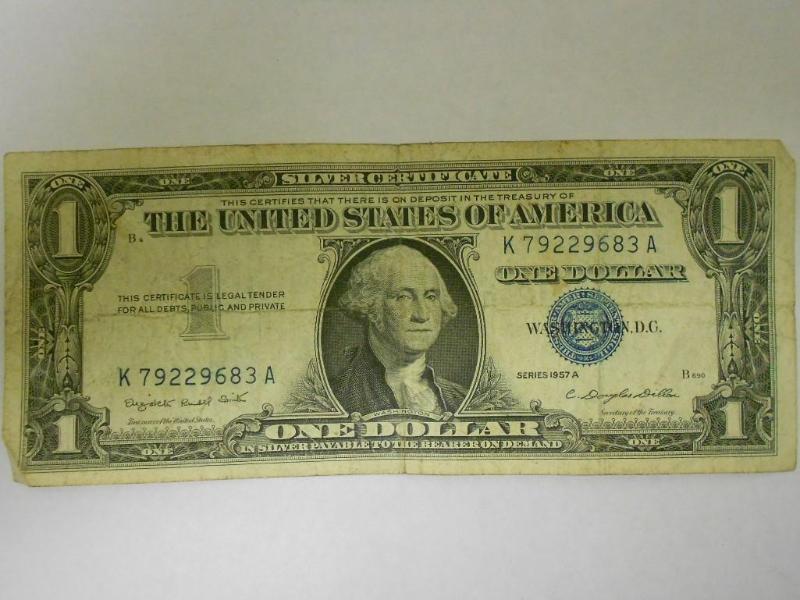 $1.00 Silver Certificate,Series 195...