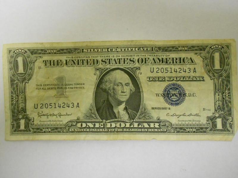 $1.00 Silver Certificate,Series 195...