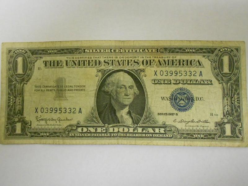 $1.00 Silver Certificate,Series 195...