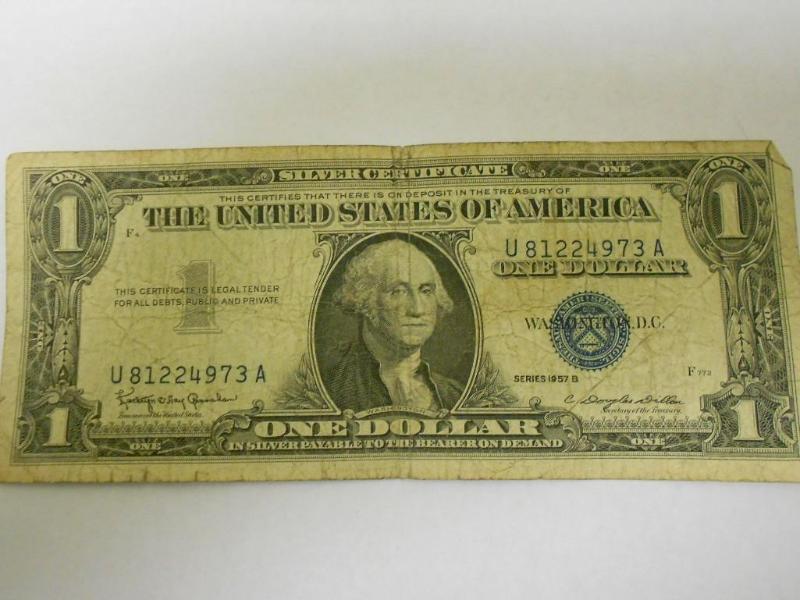 $1.00 Silver Certificate,Series 195...