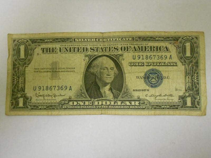 $1.00 Silver Certificate,Series 195...
