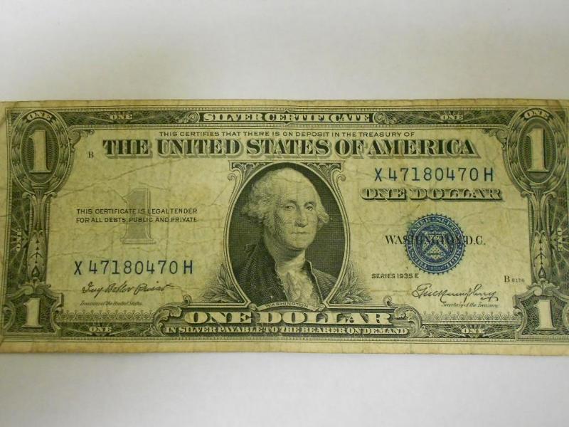 $1.00 Silver Certificate,Series 193...