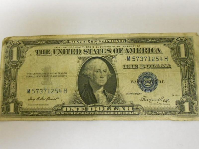 $1.00 Silver Certificate,Series 193...