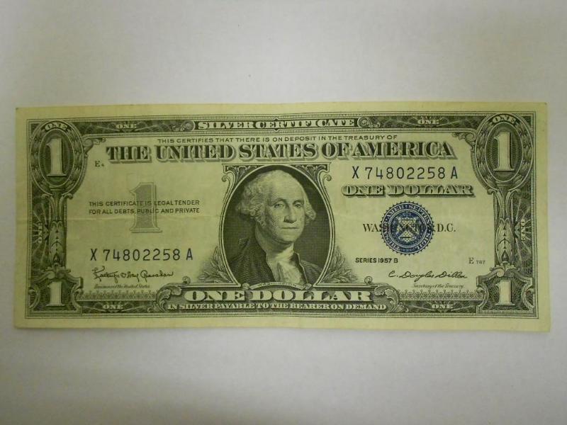 $1.00 Silver Certificate,Series 195...