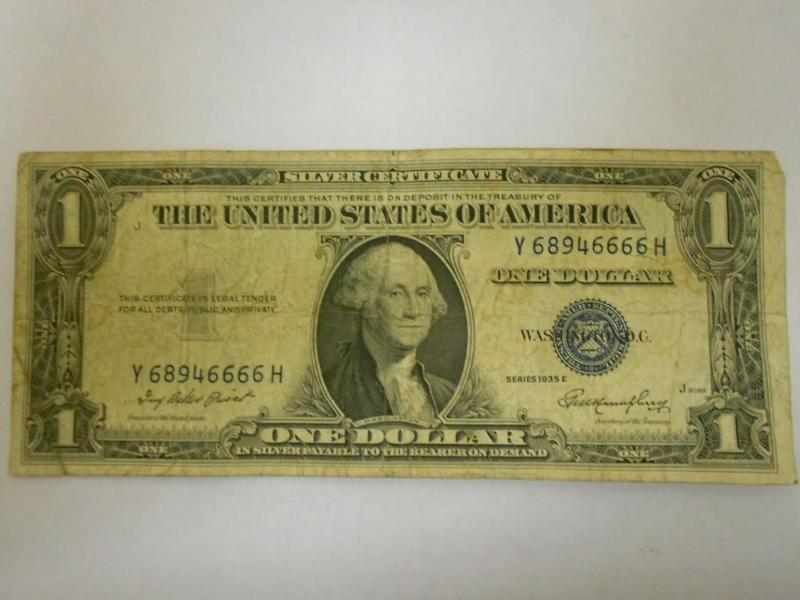 $1.00 Silver Certificate,Series 193...