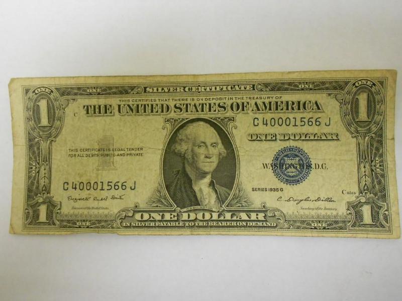 $1.00 Silver Certificate,Series 193...