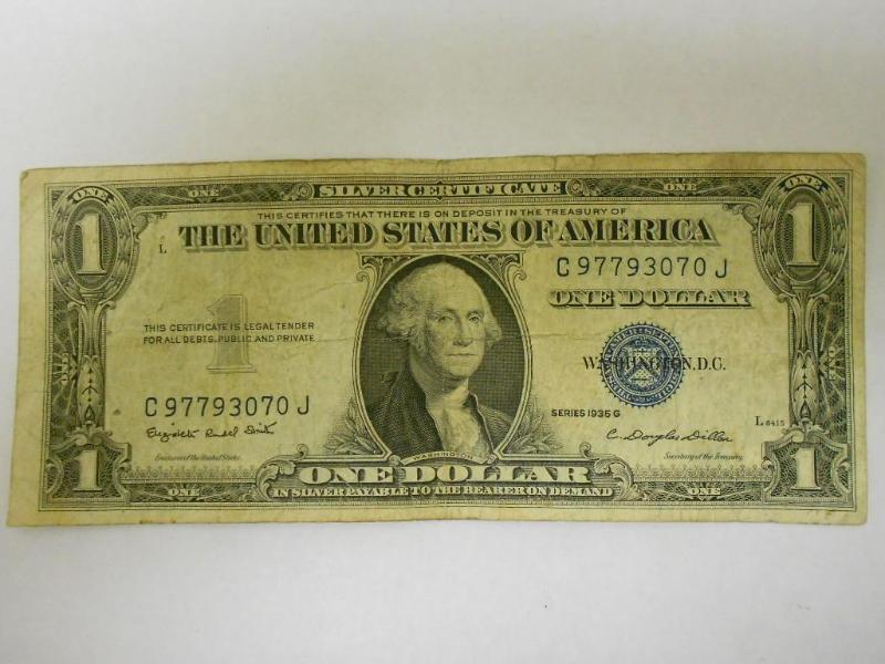 $1.00 Silver Certificate,Series 193...