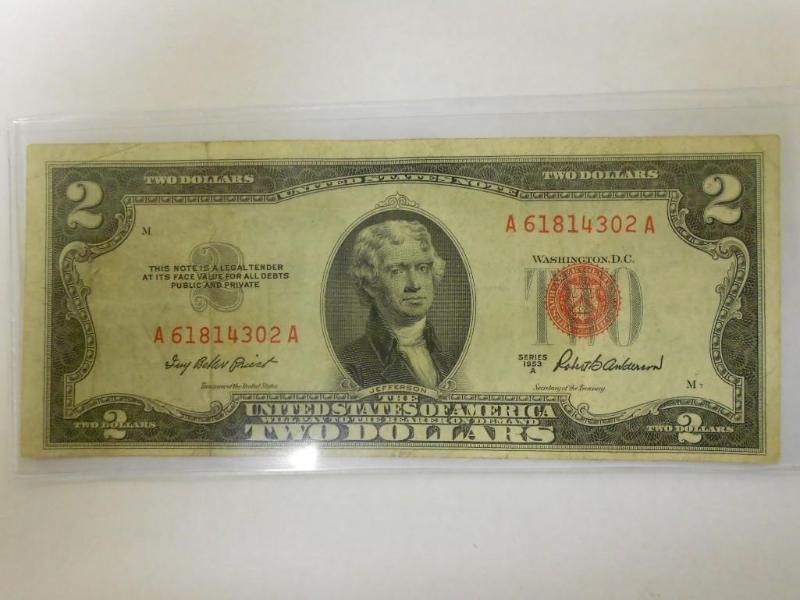 $2.00 United States Note,Series 195...