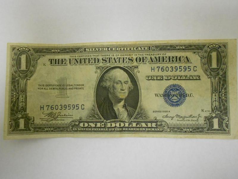 $1.00 Silver Certificate,Series 193...