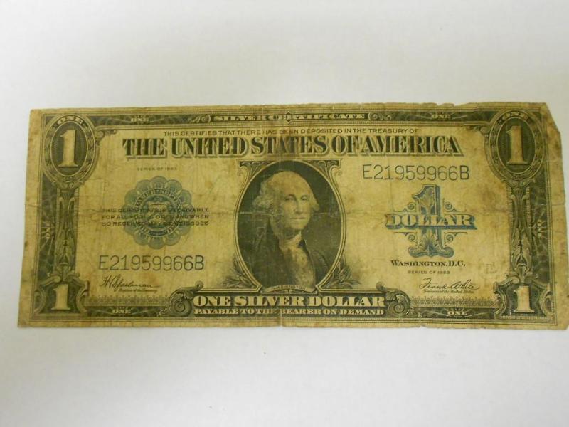 $1.00 Silver Certificate LARGE,Seri...