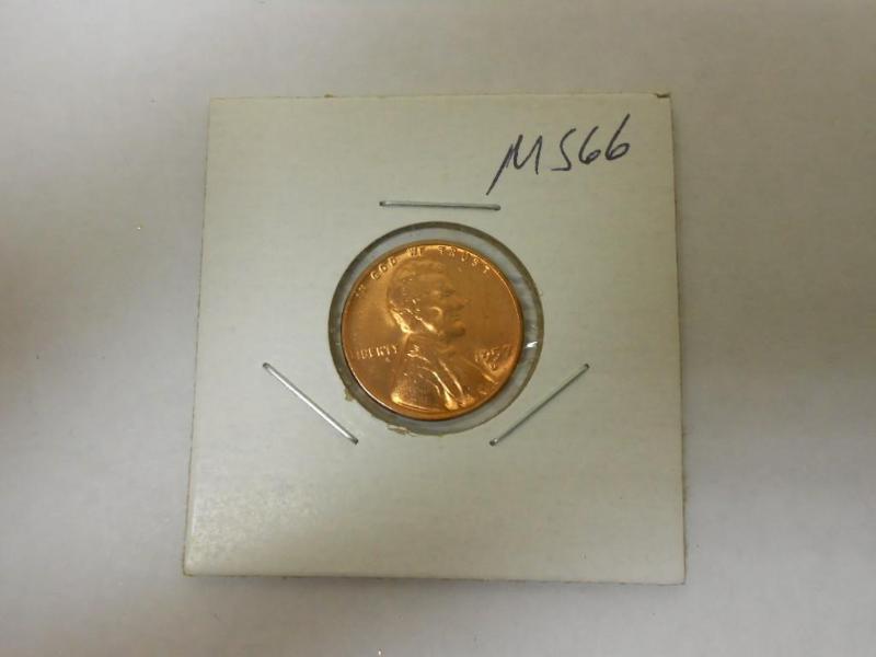 1957 D Lincoln Wheat Cent, Mint con...