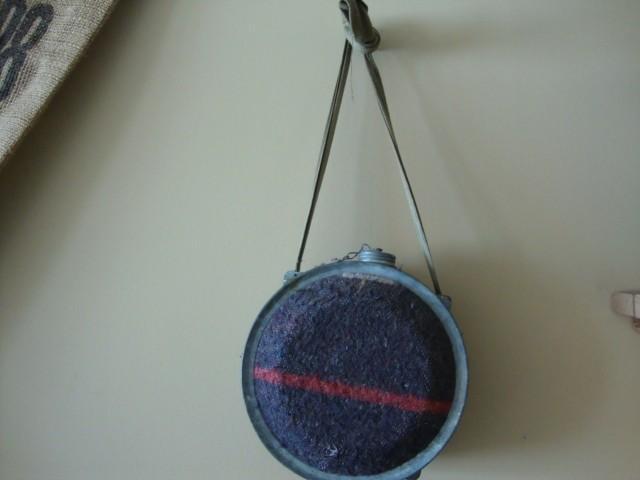 lot 13 image: Vintage canteen w shoulder strap....