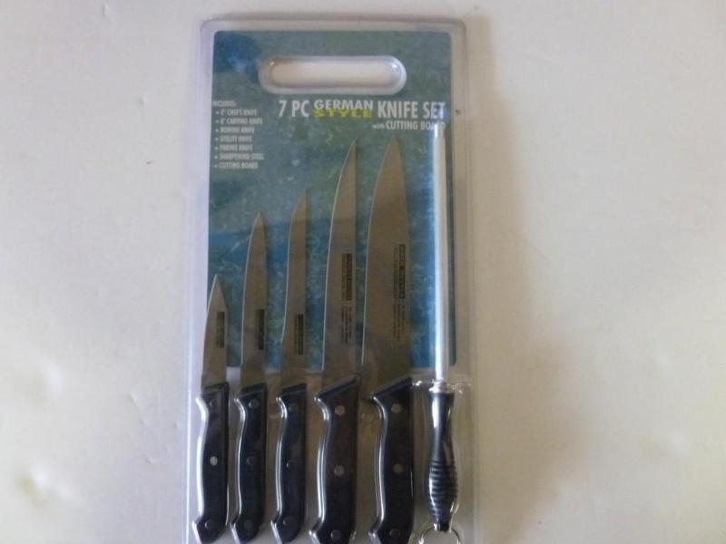 lot 21 image: Koch Messer 7 piece German style st...