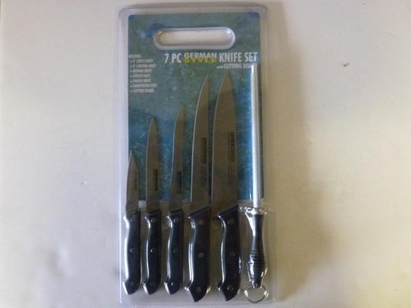 lot 22 image: Koch Messer 7 piece German style st...
