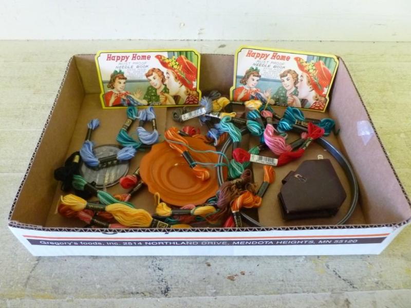 lot 82 image: Large sewing lot that includes two ...
