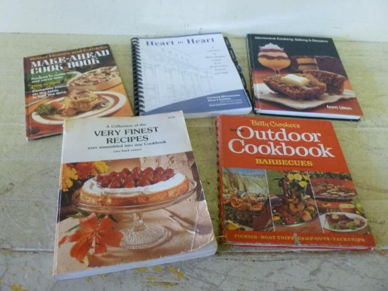 lot 94 image: Lot of five good cook books that in...