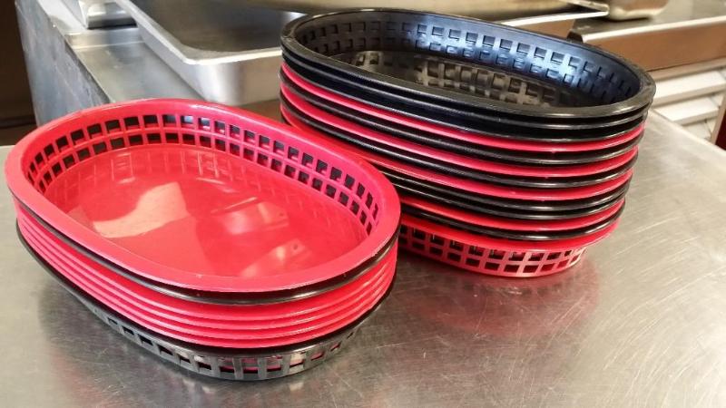 20 plastic baskets...