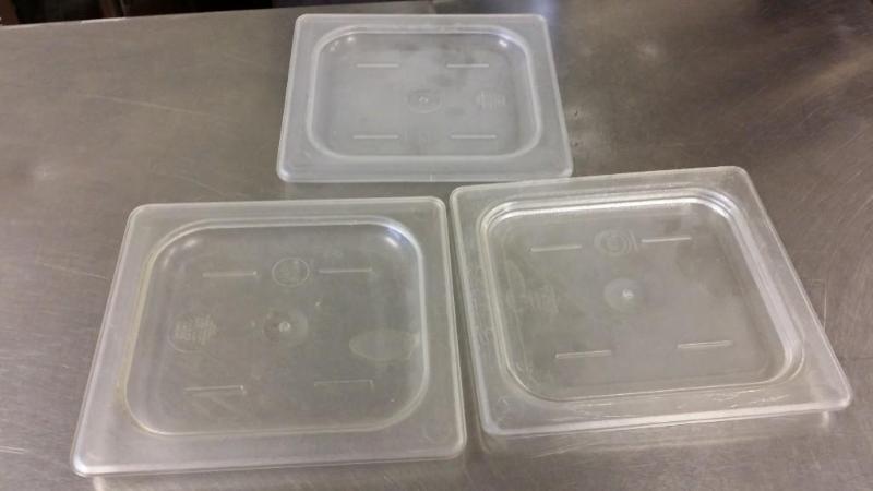 3 quarter size lucite&nbsplids...