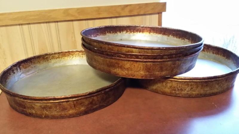 7 Deep dish 12&quot pans...