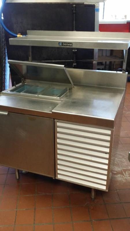 Delfield Salad Prep Table