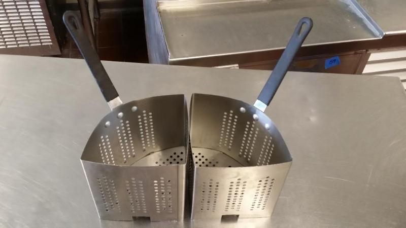 2 Like new Stainless Noodle Straine...