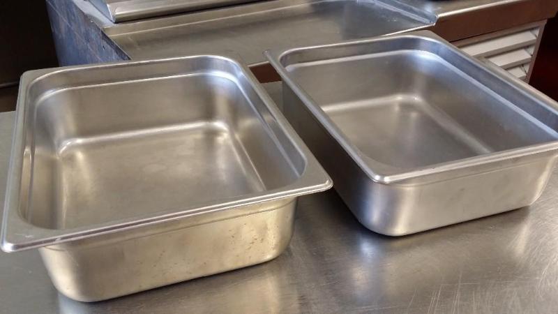 2 Adcraft NSF half pans...