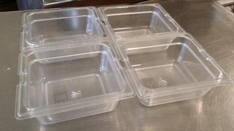 4 Carlisle 2.5&quot deep 1 qt. pre...