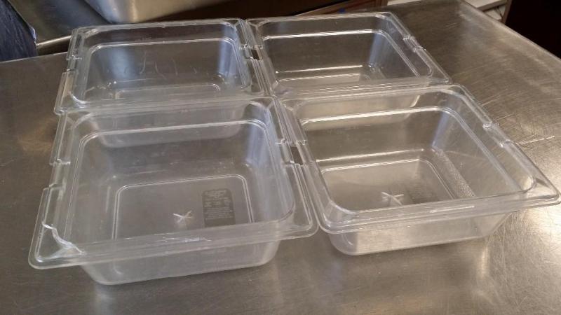 4 Carlisle 2.5&quot deep 1 qt. pre...