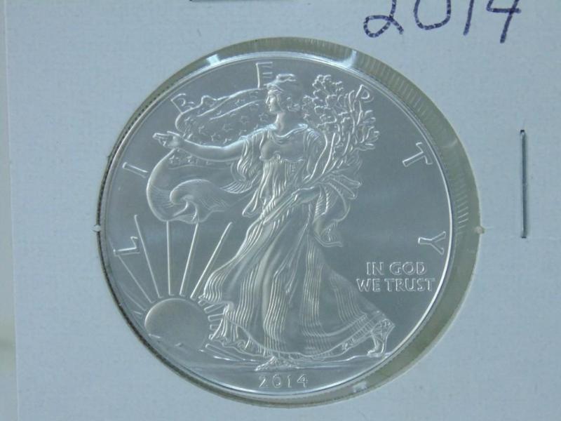 2014 1 Ounce American Eagle Silver ...