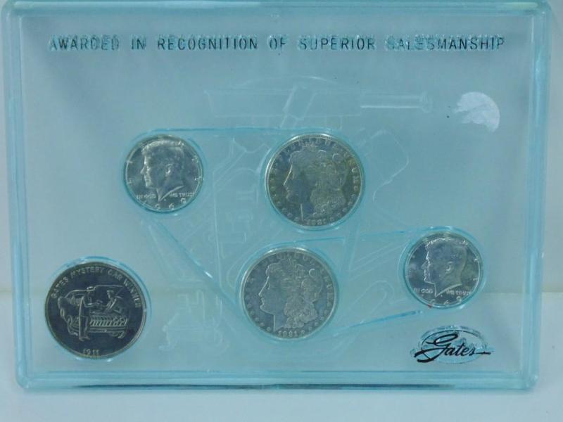 2 1921 silver dollars 2 1969 ...