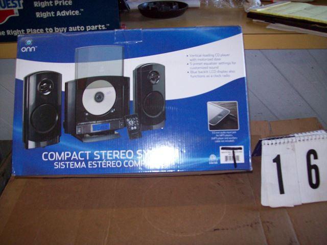 ONN Compact Stereo System C...