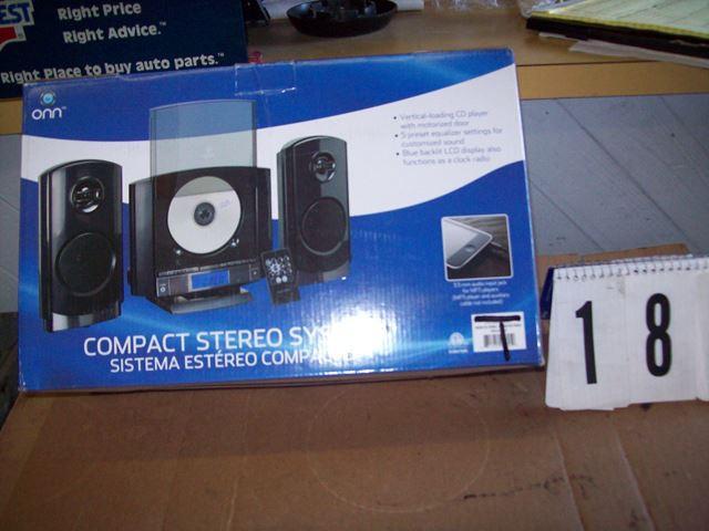 ONN Compact Stereo System C...