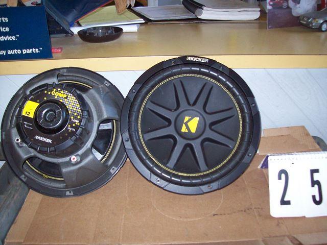 Pair of 12&quot Kicker Com...