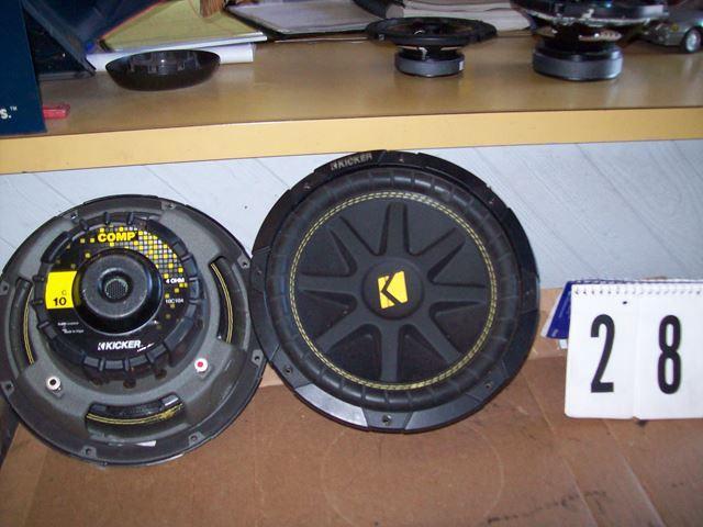 Pair of 10&quot Kicker Com...