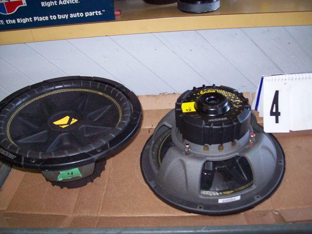 Pair of 12&quot Kicker Com...