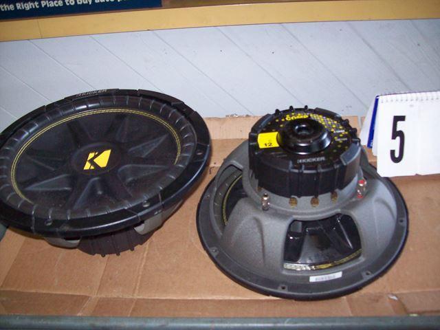 Pair of 12&quot Kicker Com...