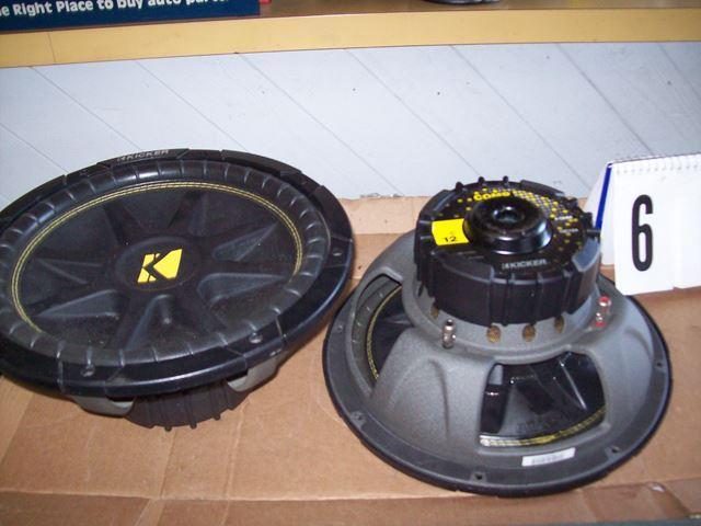 Pair of 12&quot Kicker Com...