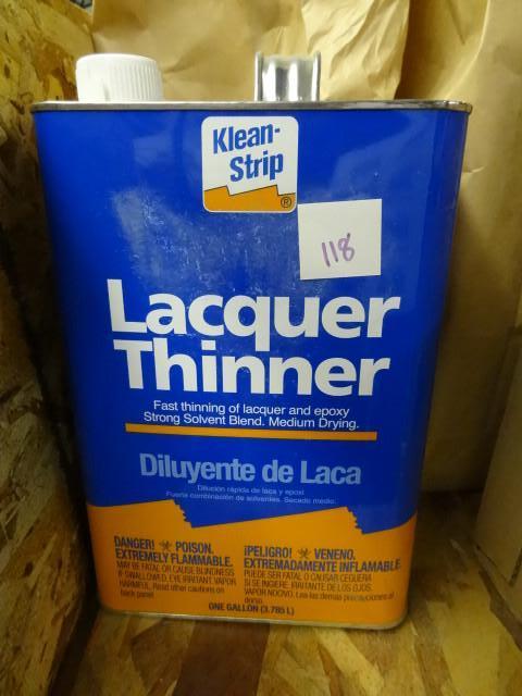 New 1 Gal Lacquer Thinner...
