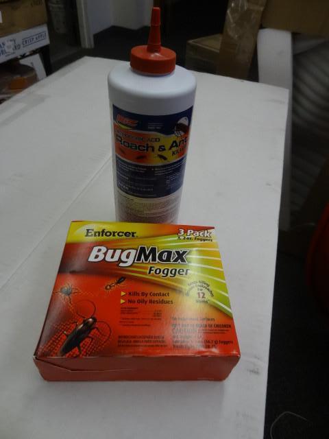 New 3 pk. Bug Fogger &amp 1 Bottle...