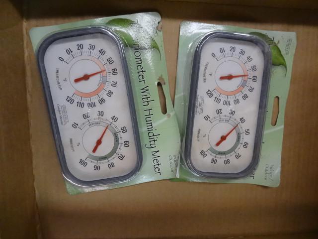 Qty. 2 New Thermometer &amp Humidi...