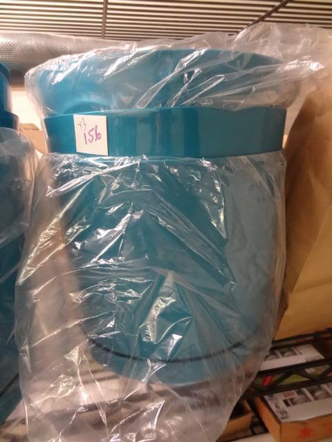 Qty. 3 New 10&quot Planter-Blue...