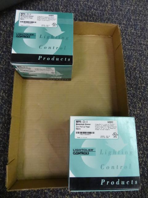 Qty. 2 New Lightolier MPR-3-I dimme...