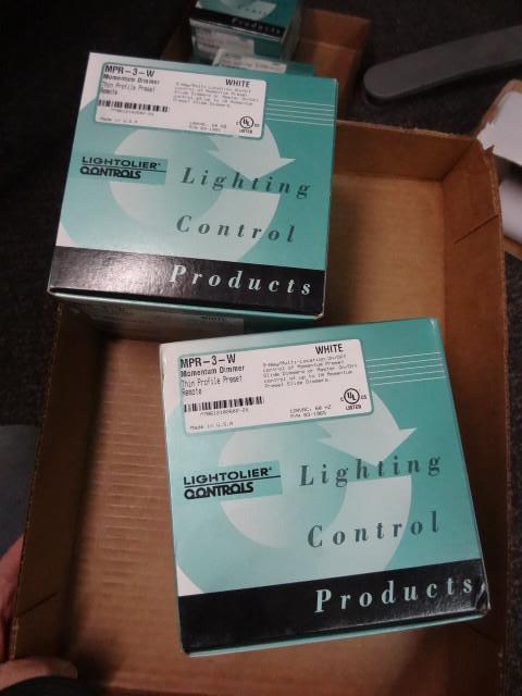 Qty. 2 New Lightolier MPR-3-W dimme...